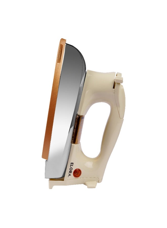 Elora Dry Iron | EL-DI-1001 | 1200W | Non-Stick Soleplate | Heavyweight Design | 10 Years Warranty - Image 3